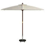 vidaXL Pied de parasol Noir 45 x 45 x 45 cm Granite