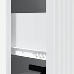 vidaXL Armoire à tiroirs Blanc 33 x 34 5 x 90 cm Bois d'ingénierie