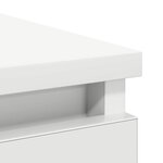 vidaXL Buffet avec tiroirs blanc 71x35x84 cm bois d'ingénierie