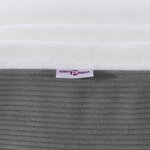vidaXL Matelas de Lit avec matelas Gris clair 90 x 200 cm tissu