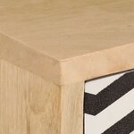 vidaXL Meuble TV 120x30x40 cm Bois massif de manguier