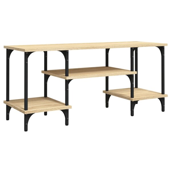 vidaXL Meuble TV chêne sonoma 102x35x45 5 cm bois d'ingénierie