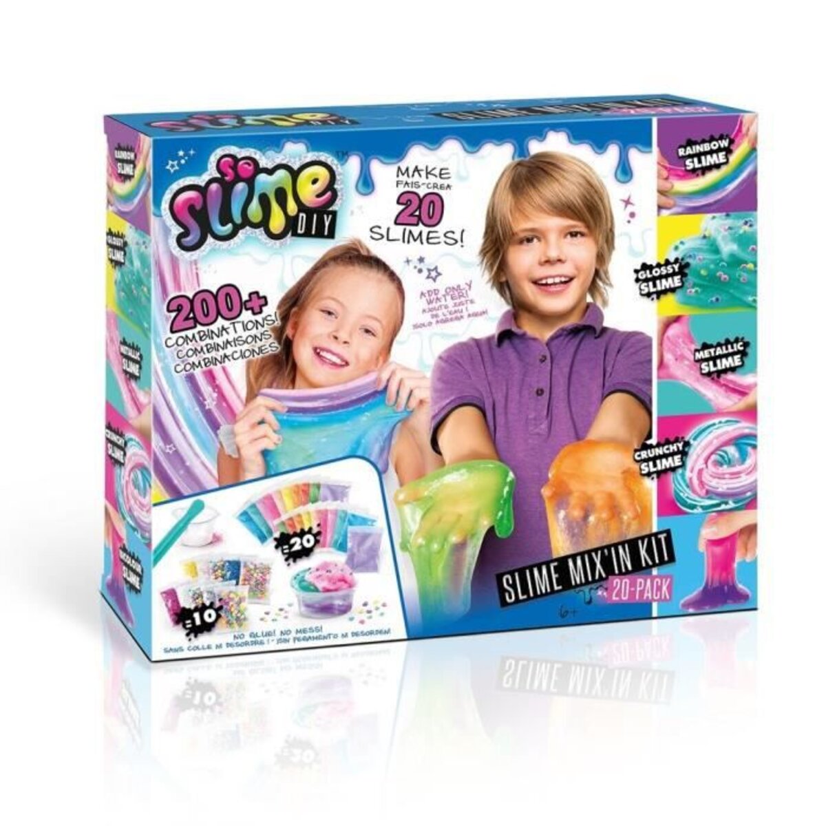 CANAL TOYS - Slime - Mix'in Kit - Pack 20 Slimes - La Poste