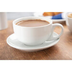 Tasses à cappuccino blanches 284ml olympia - vendues par 12 -  - porcelaine