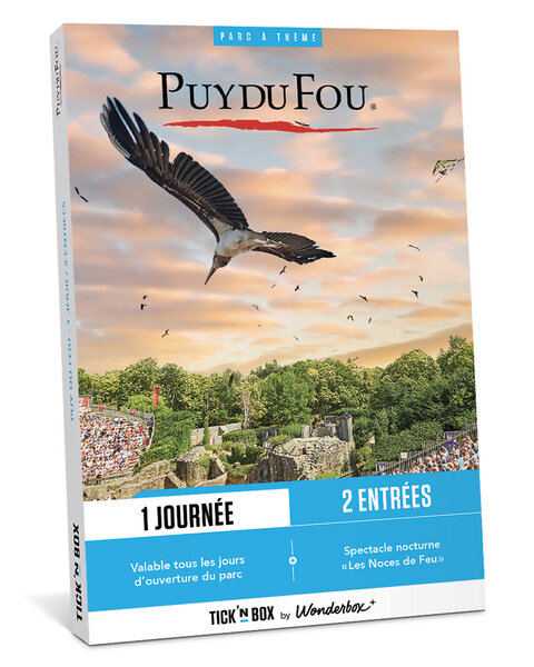 Coffret cadeau - TICKETBOX - Puy du Fou - 1 Jour en Duo