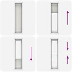 vidaXL Store plissé gris clair 50x200 cm largeur du tissu 49 4 cm