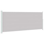 vidaXL Auvent latéral rétractable de patio 200x500 cm Gris