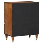 vidaXL Buffet Marron 60 x 33 x 75 cm Bois de mangue massif