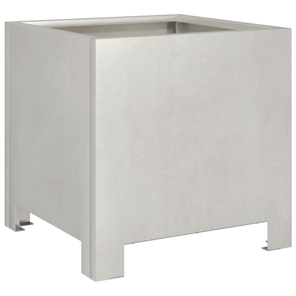 vidaXL Jardinière 30x30x30 cm acier inoxydable