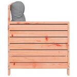 vidaXL Canapé de jardin accoudoir avec coussin bois massif douglas