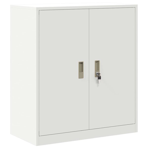 vidaXL Armoire de rangement Blanc 80 x 40 x 90 cm Acier