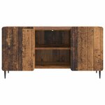 vidaXL Meuble TV Bois ancien 102 x 34 5 x 52 cm Bois d'ingénierie