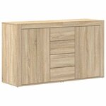 vidaXL Buffet Chêne sonoma 120 x 36 x 69 cm Bois d'ingénierie