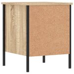 vidaXL Table de chevet chêne sonoma 40x42x50 cm bois d'ingénierie