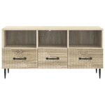 vidaXL Meuble TV Chêne Sonoma 102 x 34 5 x 50 cm Bois d'ingénierie