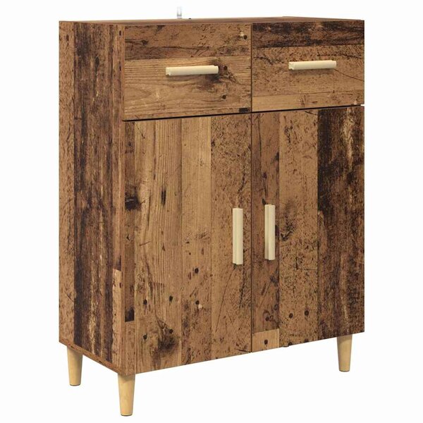 vidaXL Buffet Bois ancien 34 x 69 5 x 89 cm Bois d'ingénierie