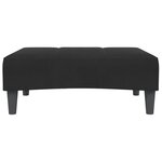 vidaXL Repose-pied noir 77x55x31 cm velours