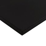 vidaXL Dessus de bureau marron foncé bois chêne massif rectangulaire