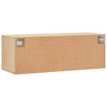 vidaXL Armoire murale chêne sonoma 100x36 5x35 cm bois d'ingénierie