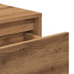 vidaXL Table console chêne artisanal 100x35x76 5 cm bois d'ingénierie