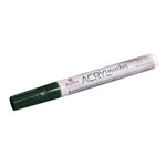 Crayon - feutre acrylique  vert foncé  Pointe ronde 2 - 4mm  avec soupape