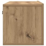 vidaXL Meubles TV muraux 2 Pièces chêne artisanal 100x30x30 cm