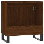 vidaXL Armoire de bain chêne marron 58x33x60 cm bois d'ingénierie