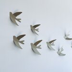 Hirondelles murales - Doré