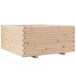 vidaXL Jardinière 100x100x49 5 cm bois de pin massif