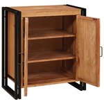 vidaXL Cabinet de chevet Marron 38 x 33 x 58 cm Bois d'acacia massif