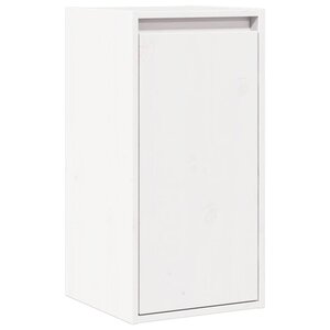 vidaXL Armoire murale Blanc 30x30x100 cm Bois de pin massif