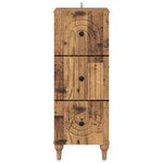 vidaXL Armoire à tiroirs 33 x 34 5 x 90 cm Bois d'ingénierie