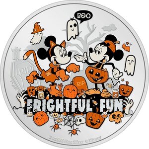 Pièce de monnaie en Argent 5 Dollars g 62.2 (2 oz) Millésime 2024 FRIGHTFUL FUN