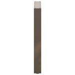 vidaXL Pieds de table à manger en forme de U  2 pièces  acier naturel  70 x (72-73) cm