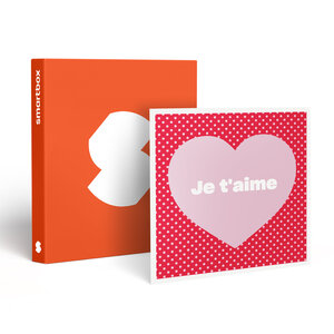 SMARTBOX - Coffret Cadeau Je t'aime -  Multi-thèmes