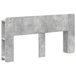 vidaXL Cabinet de Tête de Lit Gris béton Bois d'ingénierie