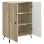 vidaXL Buffet Chêne Sonoma 66 x 34 5 x 90 cm Bois d'ingénierie
