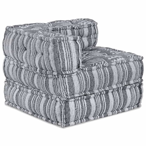 vidaXL Coussin Gris 70 x 70 x 54 cm Polyester