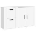 vidaXL Buffet Blanc 100x33x59 5 cm Bois d'ingénierie