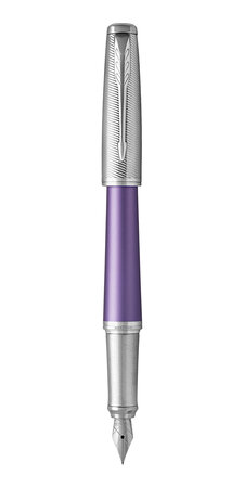PARKER Urban Premium - Stylo Plume, violet, attributs chromés, plume moyenne, en écrin