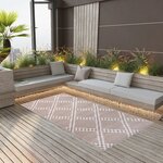 vidaXL Tapis d'extérieur Marron 80x150 cm PP