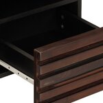 vidaXL Meuble TV marron 100x34x46 cm bois massif manguier