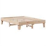 vidaXL Cadre de lit sans matelas 140x190 cm bois de pin massif