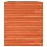 vidaXL Jardinière cire marron 60x60x72 cm bois de pin massif