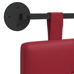 vidaXL Tête de lit suspendue Bordeaux Simili cuir
