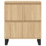 vidaXL Buffets 3 Pièces Chêne sonoma Bois d'ingénierie