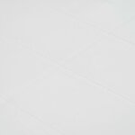 vidaXL Table de jardin Blanc 79x79x72 cm Plastique Aspect de rotin