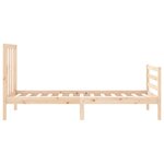 vidaXL Cadre de lit sans matelas bois de pin massif