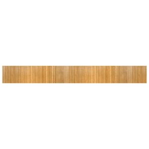 vidaXL Tapis rectangulaire naturel 60x500 cm bambou
