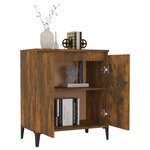 vidaXL Buffet Chêne fumé 60x35x70 cm Bois d'ingénierie
